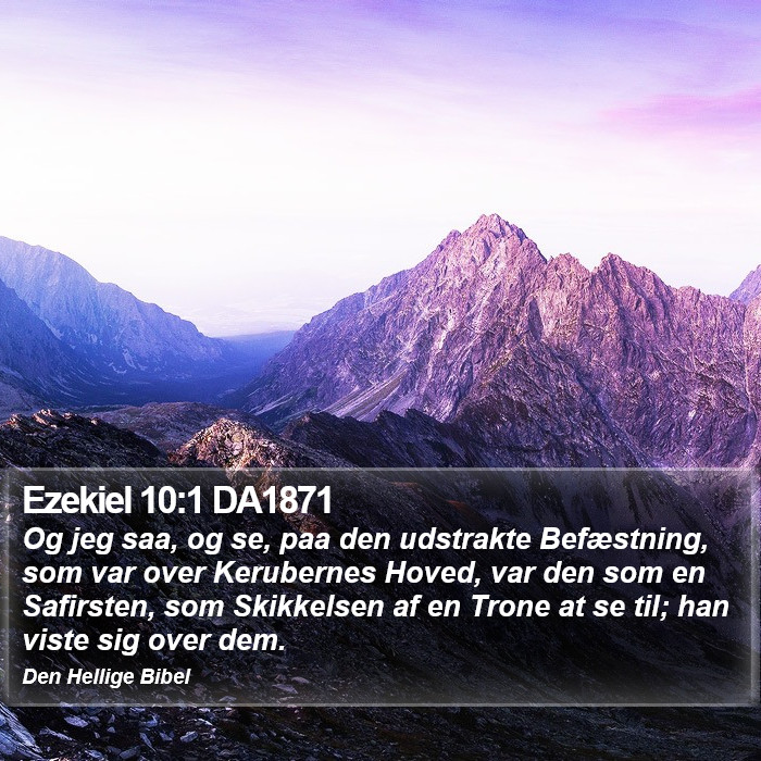 Ezekiel 10:1 DA1871 Bible Study