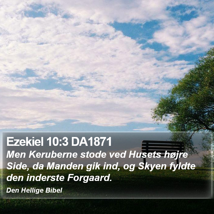 Ezekiel 10:3 DA1871 Bible Study