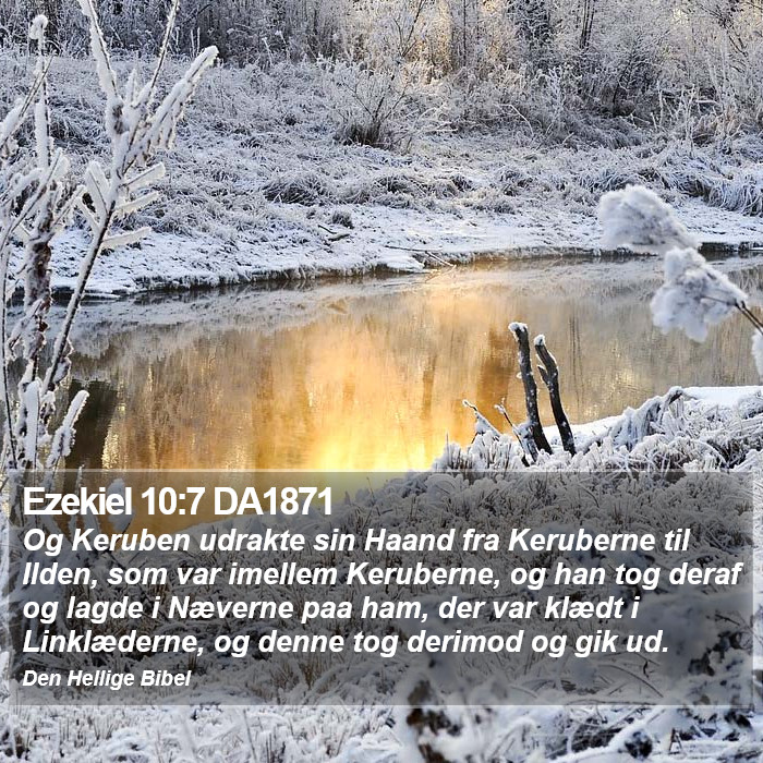 Ezekiel 10:7 DA1871 Bible Study