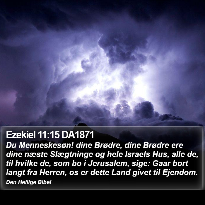 Ezekiel 11:15 DA1871 Bible Study