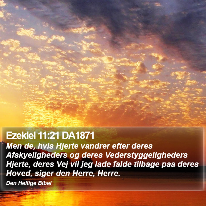 Ezekiel 11:21 DA1871 Bible Study