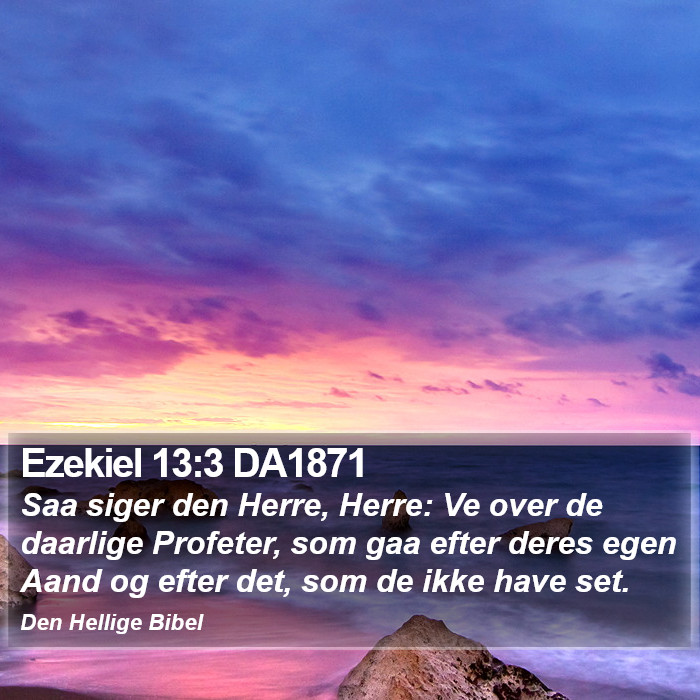 Ezekiel 13:3 DA1871 Bible Study