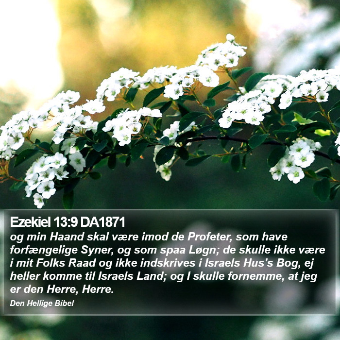 Ezekiel 13:9 DA1871 Bible Study