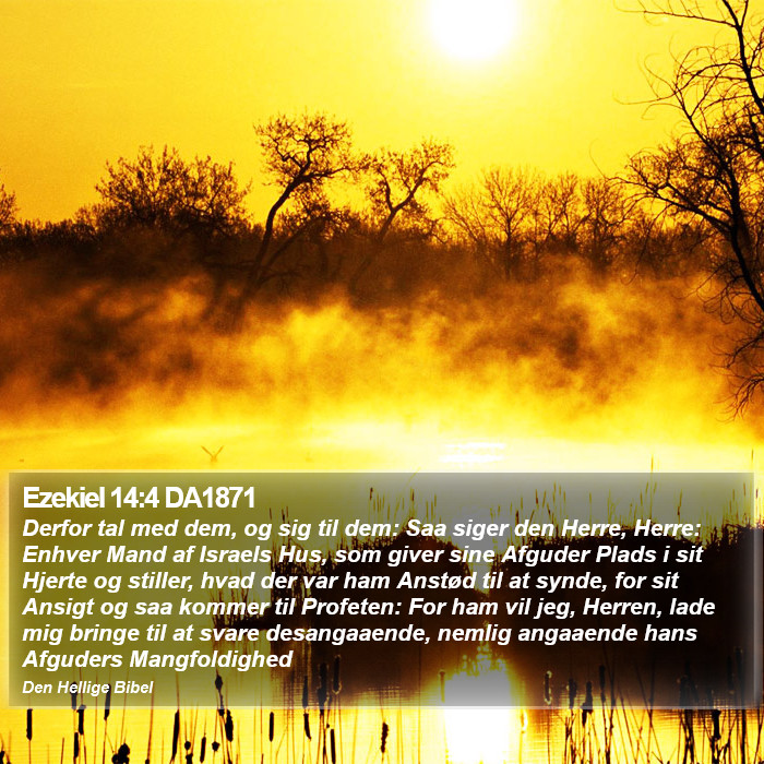 Ezekiel 14:4 DA1871 Bible Study