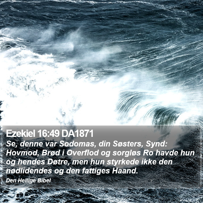 Ezekiel 16:49 DA1871 Bible Study