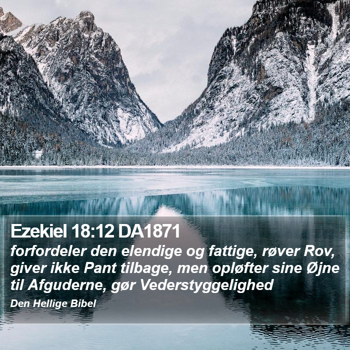 Ezekiel 18:12 DA1871 Bible Study