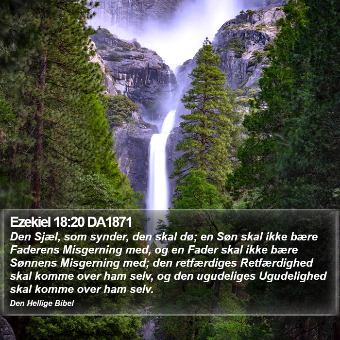 Ezekiel 18:20 DA1871 Bible Study