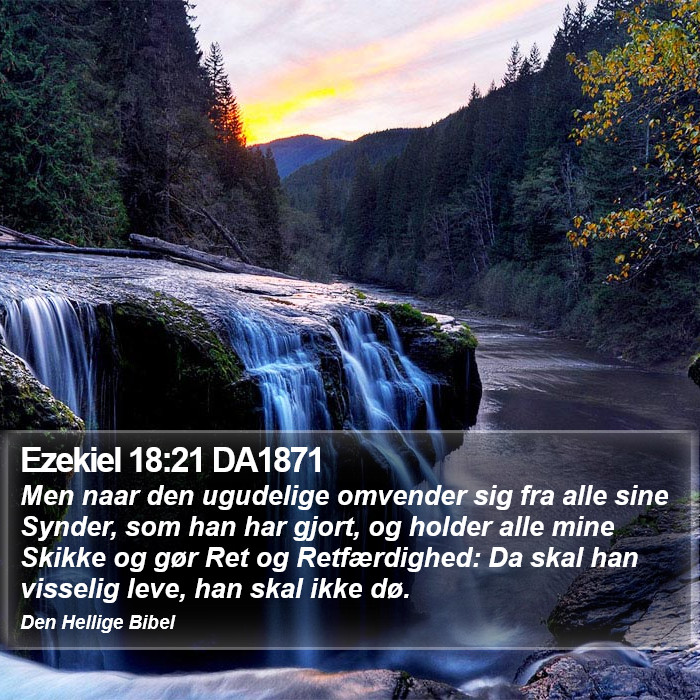 Ezekiel 18:21 DA1871 Bible Study