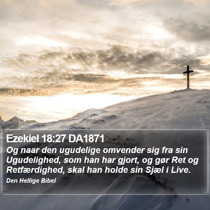 Ezekiel 18:27 DA1871 Bible Study