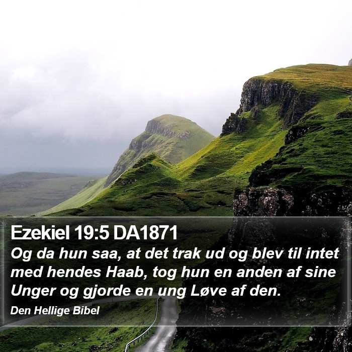 Ezekiel 19:5 DA1871 Bible Study