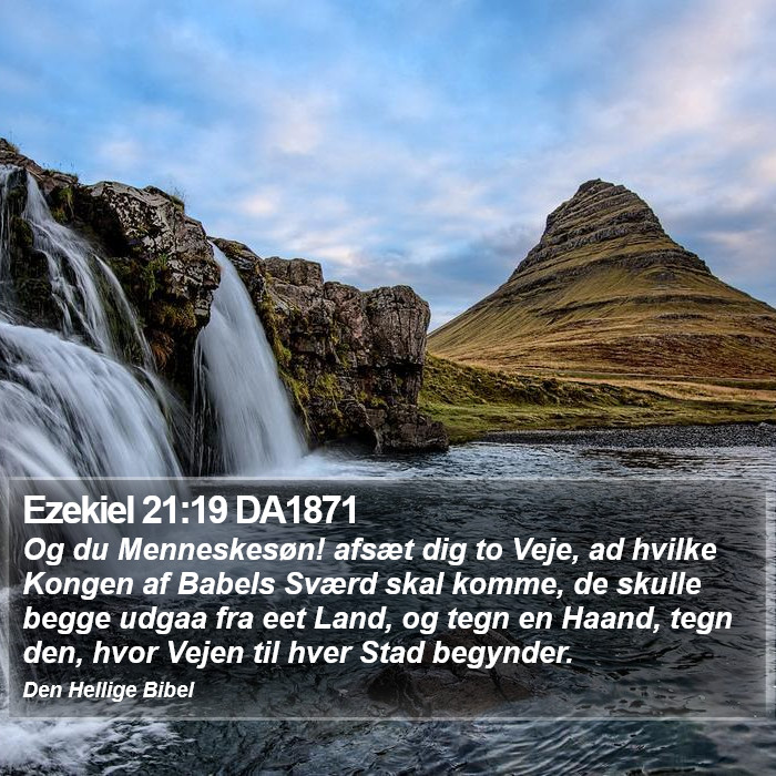 Ezekiel 21:19 DA1871 Bible Study