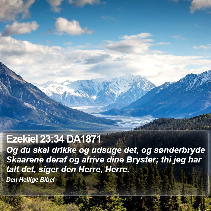 Ezekiel 23:34 DA1871 Bible Study
