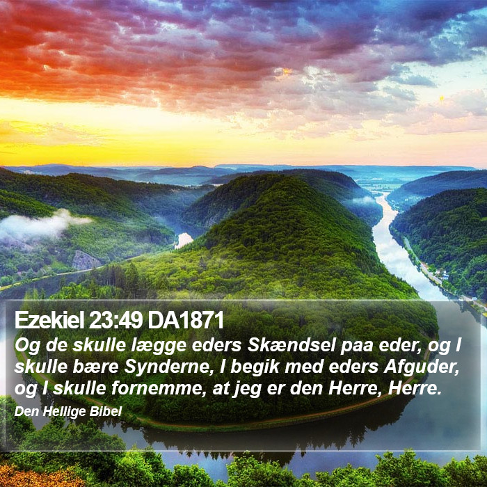 Ezekiel 23:49 DA1871 Bible Study