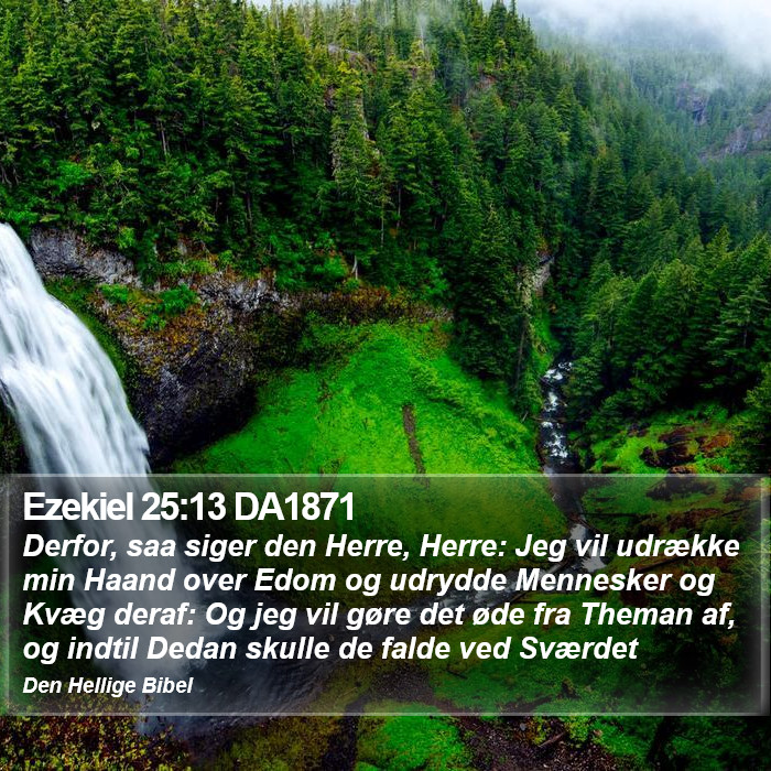 Ezekiel 25:13 DA1871 Bible Study