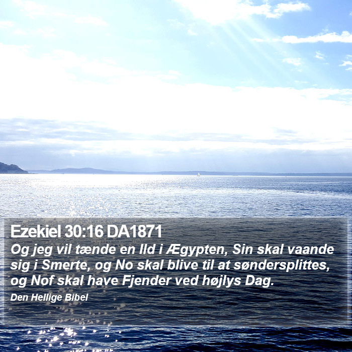 Ezekiel 30:16 DA1871 Bible Study