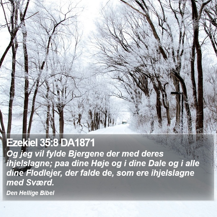 Ezekiel 35:8 DA1871 Bible Study