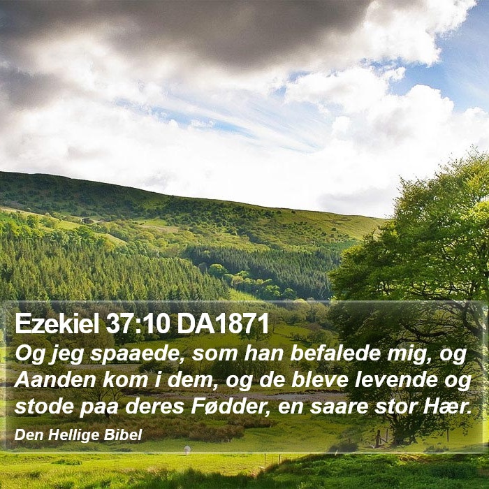 Ezekiel 37:10 DA1871 Bible Study