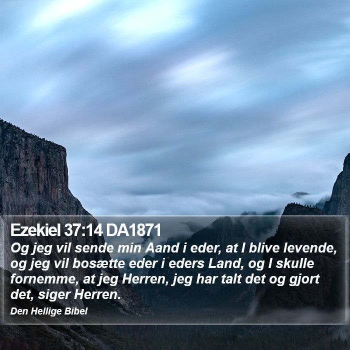 Ezekiel 37:14 DA1871 Bible Study