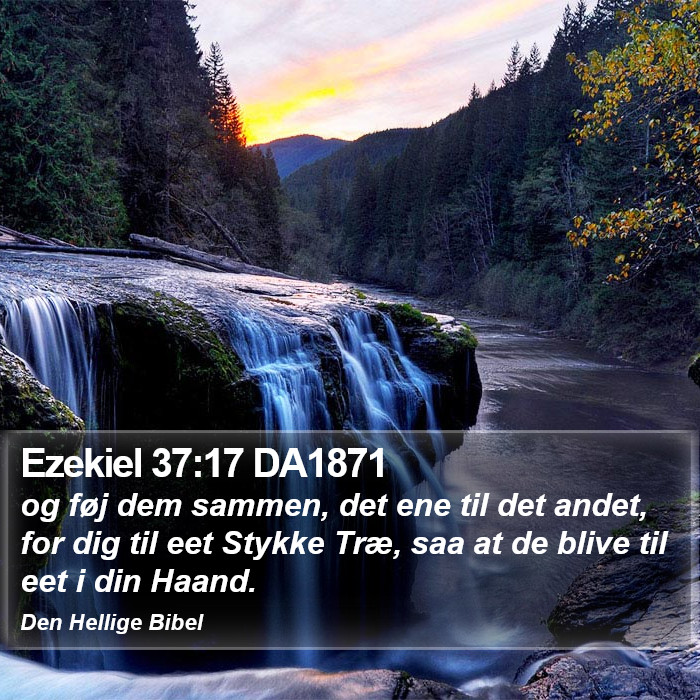Ezekiel 37:17 DA1871 Bible Study