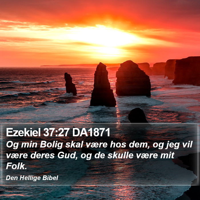 Ezekiel 37:27 DA1871 Bible Study