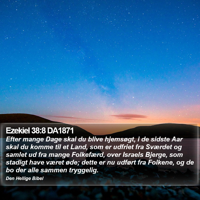 Ezekiel 38:8 DA1871 Bible Study