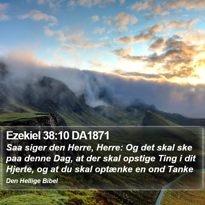 Ezekiel 38:10 DA1871 Bible Study