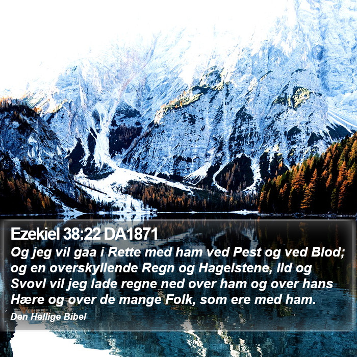 Ezekiel 38:22 DA1871 Bible Study