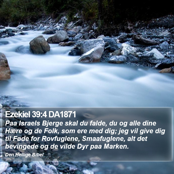 Ezekiel 39:4 DA1871 Bible Study