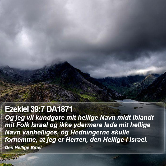 Ezekiel 39:7 DA1871 Bible Study