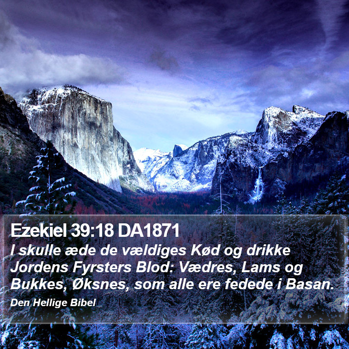 Ezekiel 39:18 DA1871 Bible Study
