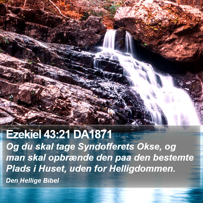 Ezekiel 43:21 DA1871 Bible Study