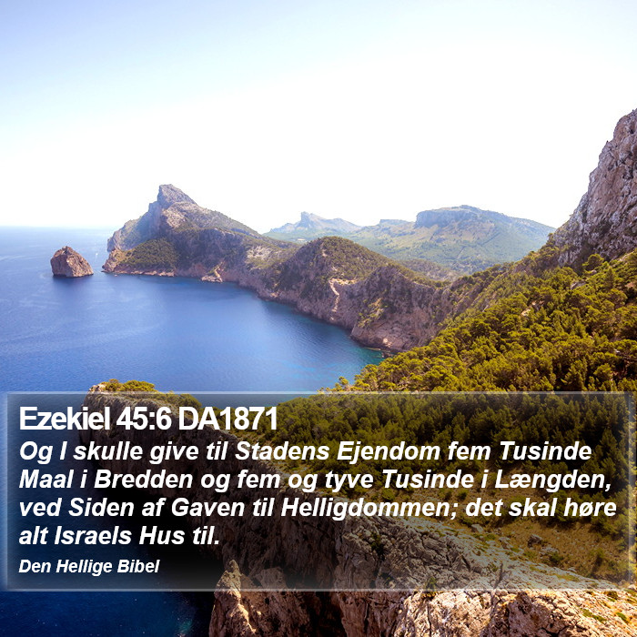 Ezekiel 45:6 DA1871 Bible Study