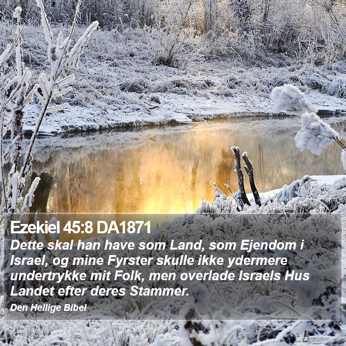 Ezekiel 45:8 DA1871 Bible Study