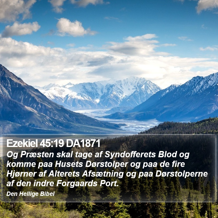 Ezekiel 45:19 DA1871 Bible Study