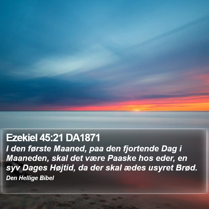 Ezekiel 45:21 DA1871 Bible Study
