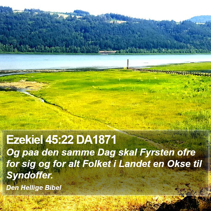 Ezekiel 45:22 DA1871 Bible Study