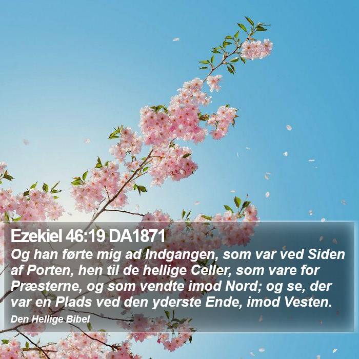 Ezekiel 46:19 DA1871 Bible Study