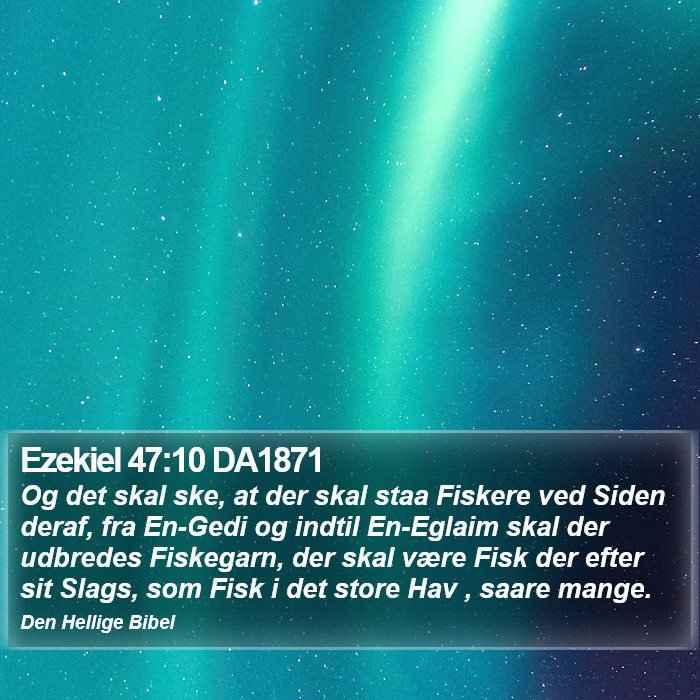 Ezekiel 47:10 DA1871 Bible Study