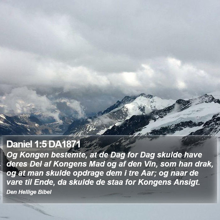 Daniel 1:5 DA1871 Bible Study