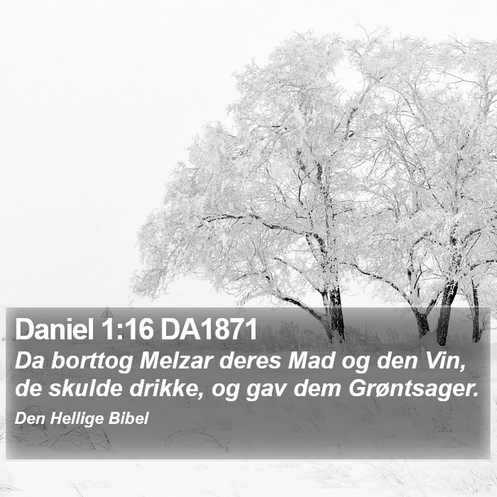 Daniel 1:16 DA1871 Bible Study