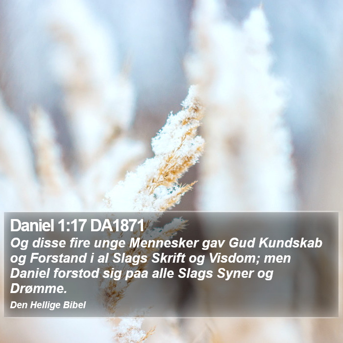 Daniel 1:17 DA1871 Bible Study