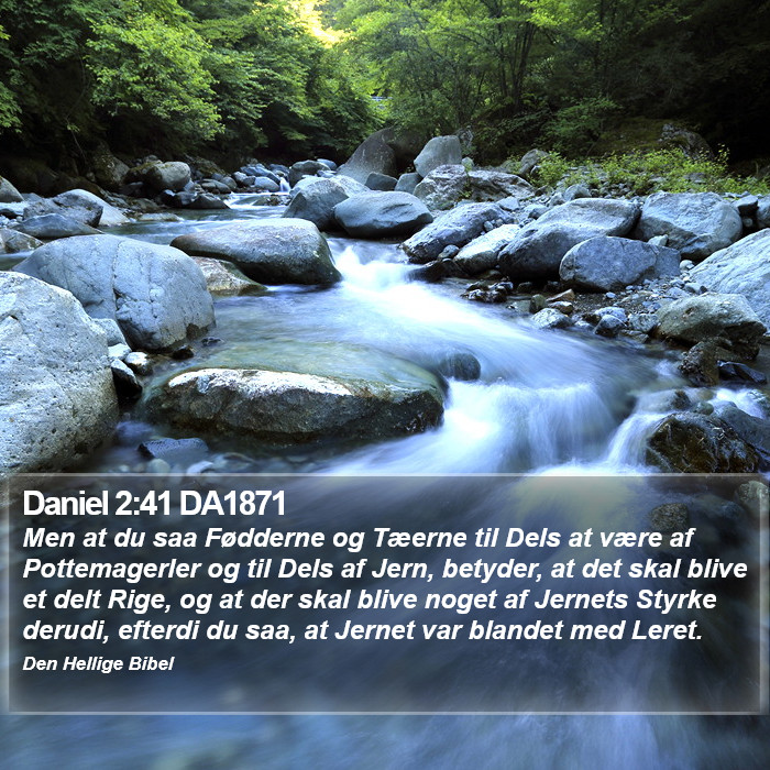 Daniel 2:41 DA1871 Bible Study