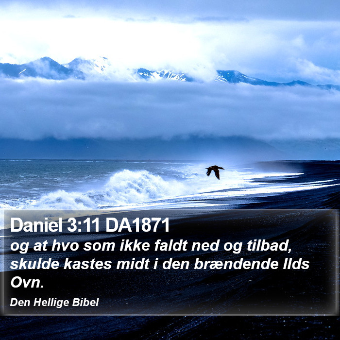 Daniel 3:11 DA1871 Bible Study