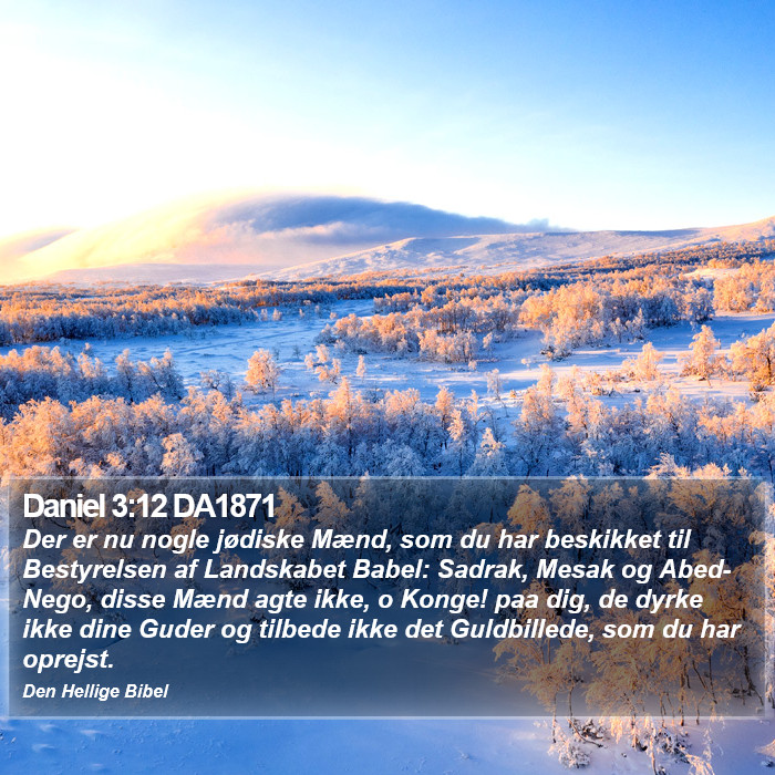 Daniel 3:12 DA1871 Bible Study