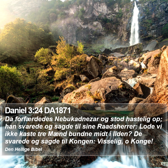 Daniel 3:24 DA1871 Bible Study