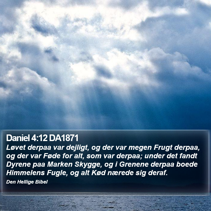 Daniel 4:12 DA1871 Bible Study