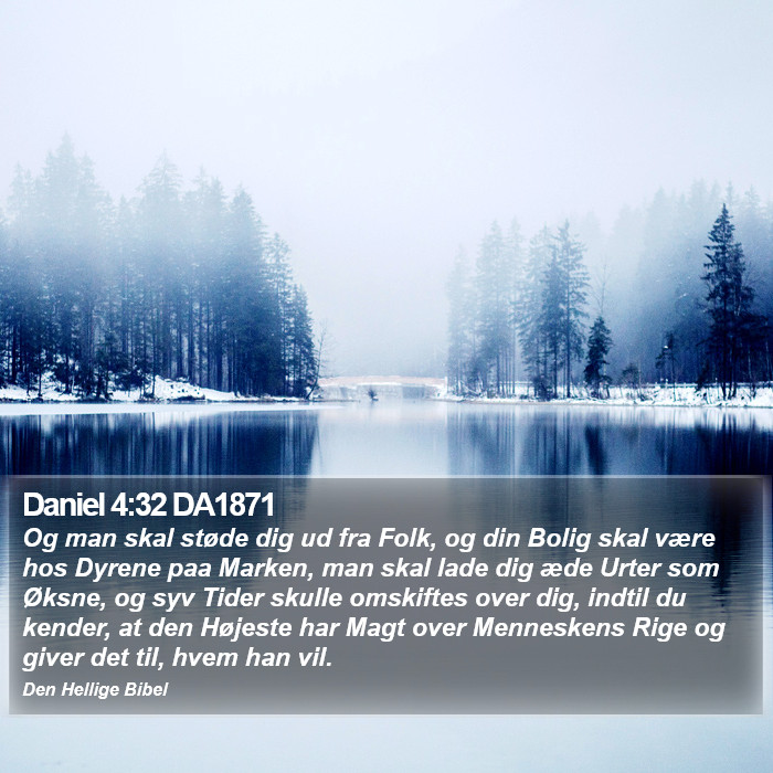 Daniel 4:32 DA1871 Bible Study