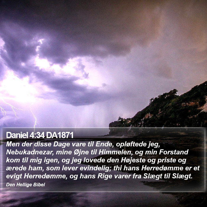 Daniel 4:34 DA1871 Bible Study