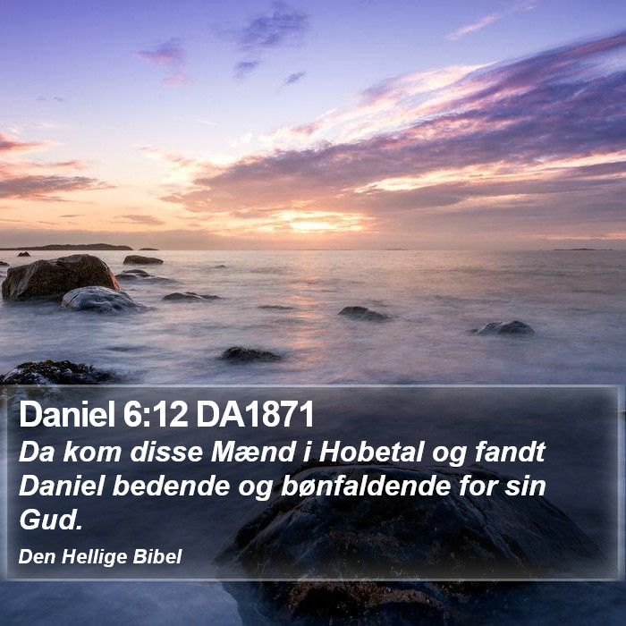 Daniel 6:12 DA1871 Bible Study