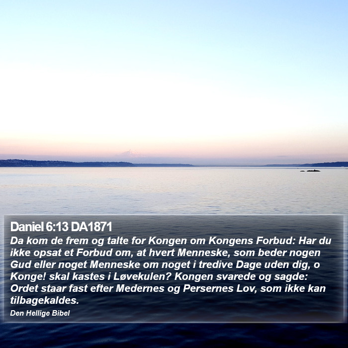 Daniel 6:13 DA1871 Bible Study